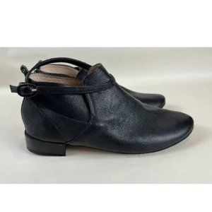 REPETTO BLACK STRAP ANKLE BOOTS 7.5